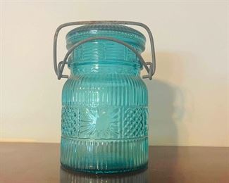 Avon blue mason jar $9