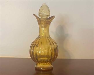 Avon amber cruet $6
