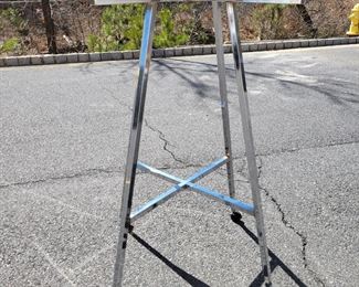 #5 - $40.00 Toms River - Clothing rack store display, height adjustable, 36" round top