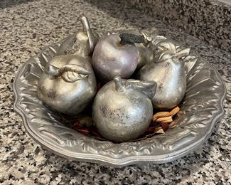 Decorative fruit orbs - $30