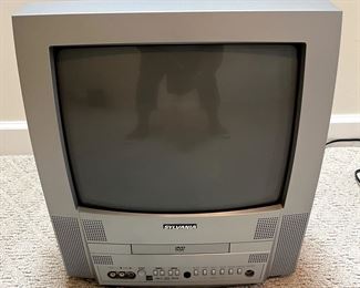 Color TV with built in VHS player - $30