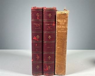 (3PC) ALEXANDER DUMAS | Including:
The Forty-Five by Alexandre Dumas, n.d., Library Edition in two volumes, New York
The Man in the Iron Mask by Alexander Dumas, n.d., New York, Hurst & Co.