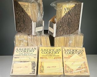 COLLECTION AMERICAN COOKERY | A collection of American Cookery magazine, formerly the Boston Cooking-School Magazine, including issues ranging from 1917-1942, approximately 150 issues