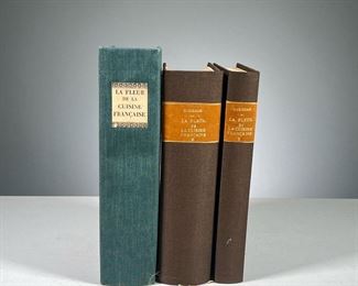 (3PC) LA FLEUR DE LA CUISINE FRANCAISE VOL. 1 & VOL. 2 | Includes: Le Fleur de la Cuisine Francaise Vol 1. (1920)
2 Copies of Le Fleur de la Cuisine Francaise Vol. 2 La Cuisine Moderne 1800-1921 (1921)