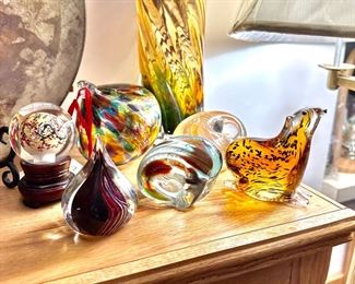 Blown Glass Paper weights