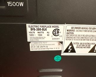 Small Electric Fireplace