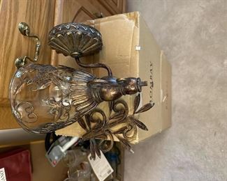 2 beautiful Bombay wall sconces