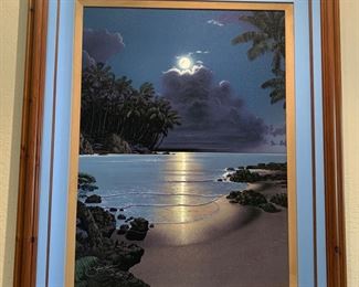 Golden Moonrise by Steven Powers.  This fine piece of art will take your breath away!!!!  It is signed and numbered by the artist.