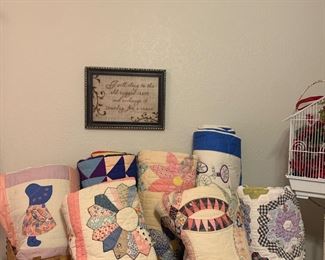Handmade quilts that are in great shape!!!