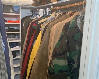 more of the men's clothes