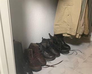 The boots are in great condition.