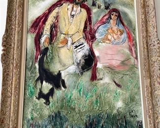 Rubin Reuven ORIGINAL Painting on Canvas