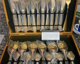 Stainless Flatware Gold Finish