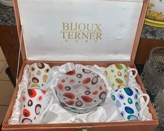Bijoux Terner Cups and Saucers