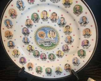 Presidents plate