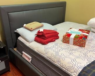 Queen bed with mattress