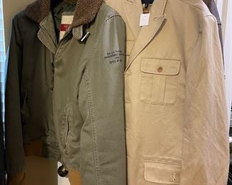 Name brand Coats and Jackets Abercrombie and Fitch, Banana Republic
