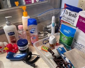 Electric Shaver, Sonicare Toothbruch, Misc Bathroom Items