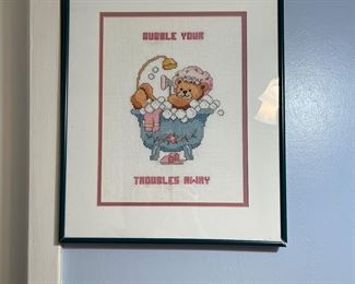 Bath-time Needlepoint