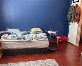 More Bedding and Sheets and another queen size mattress and box spring