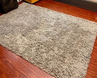 Shag area rug