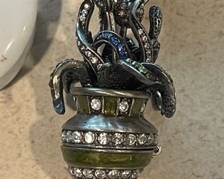 Rhinestones Trinket Box