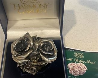 Harmony Garden Sterling Silver Box 8.7 Oz