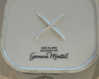 Germaine Monterl Porcelain Box With Powder