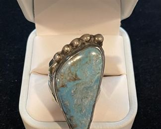 Large turquoise, Bigfoot Ring