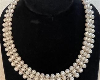 Pearls and Crystals Necklace