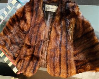Fur cape