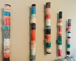 Custom fiber wall art