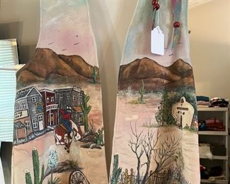 One of a kind hand painted clothing creations