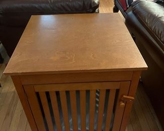 Dog crate table