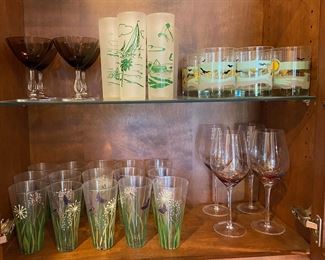 Colorful Vintage Glassware 