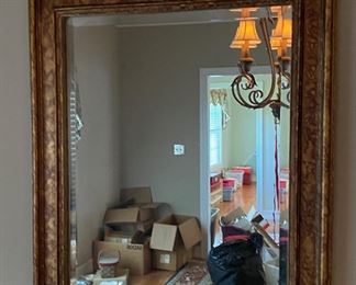 Great French Styled Beveled Mirror
