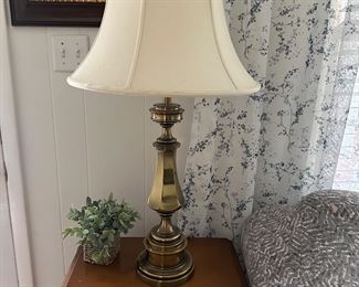 Pair of Tilden Brass lamps
