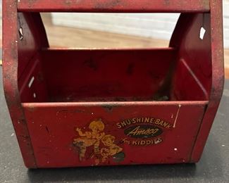 Vintage Amsco Shu-Shine Bank for Kiddies 1950's
