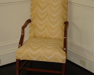 Pair of upholstered Ethan Allen armchairs