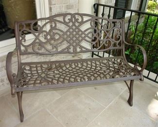 Pair of Brown Jordan benches