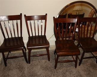 Four side chairs