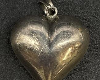 925 Silver Heart Pendant, Total Weight 3.41g