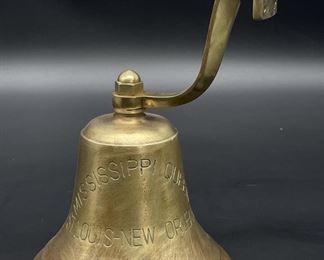 Solid Brass Steamboat Bell The Mississippi Queen