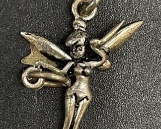 925 Silver Tinker Bell Charm, Total Weight1.27g