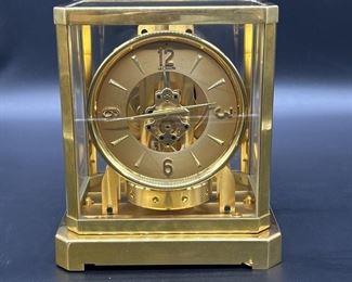 Le Coultre Gold Tone Mantle Clock