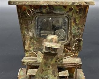 Vtg Ragtime Tavern Piano Jokiwa Copper Music Box
