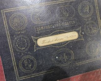 Antique Heyde Lead toy soldier play set 1800s