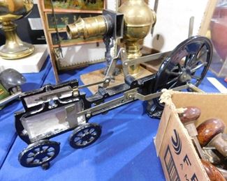 Cutaway steam locamotive