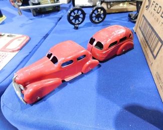 Wyanadotte Sedan and travel trailer