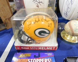 Will Bickmon signed mini helmet